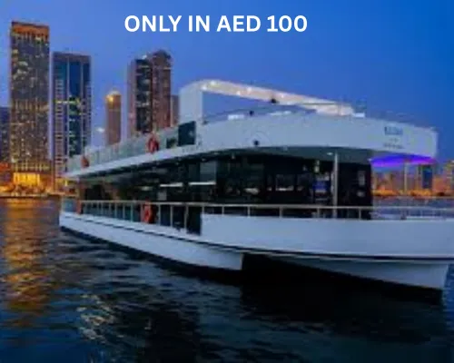 Dubai Marina Cruise Night View